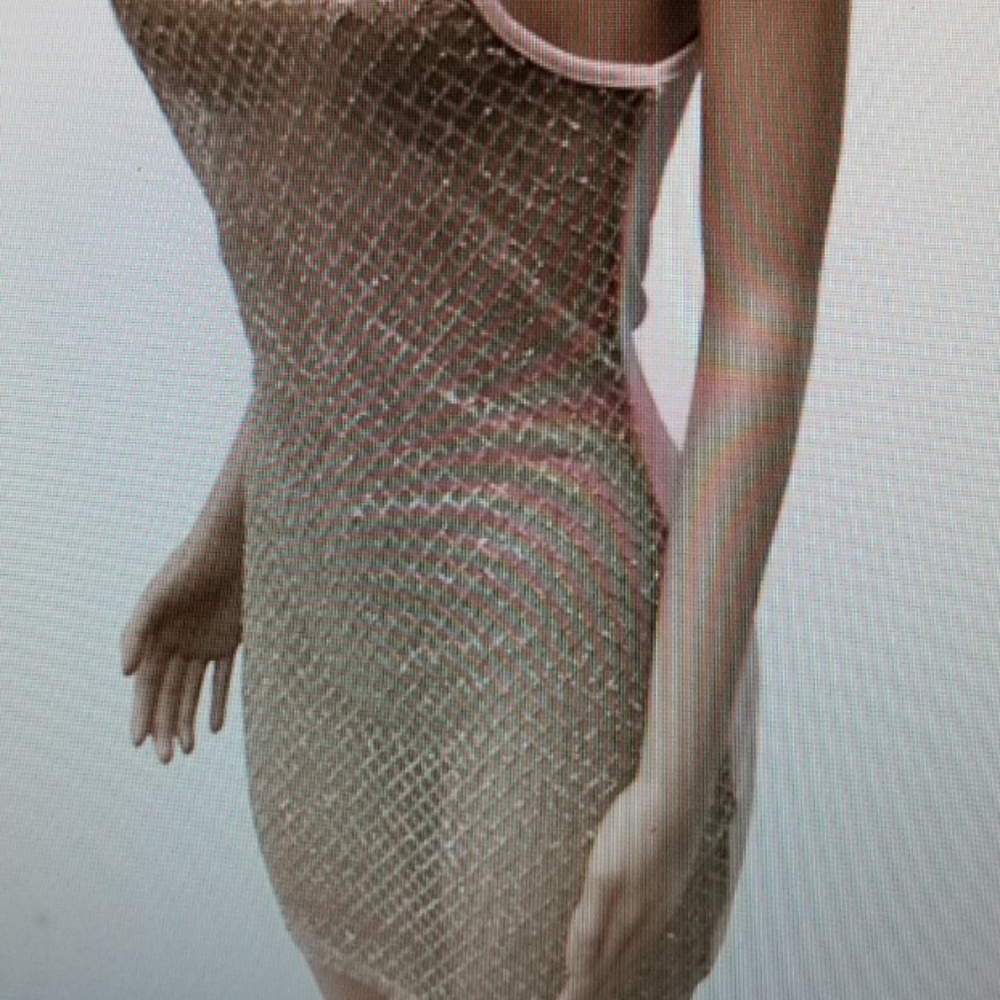 Mini dress. Glitter dress